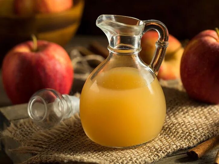 vinagre de sidra de manzana natural contra las varices