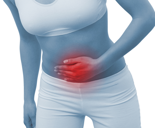 dolor abdominal debido a venas varicosas esofágicas